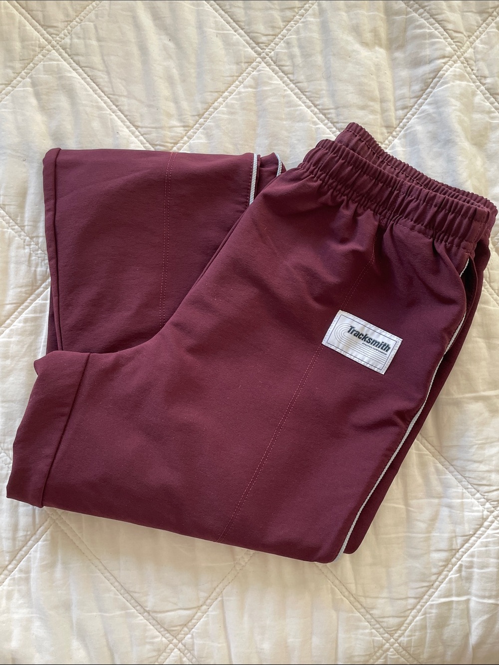 Tracksmith Maroon Bislett Pants